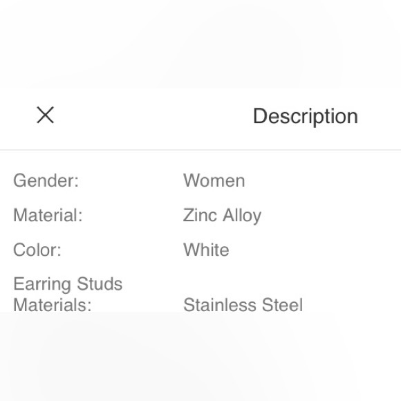 Rhinestone & Flower Decor Earrings - Picture 4 of 4